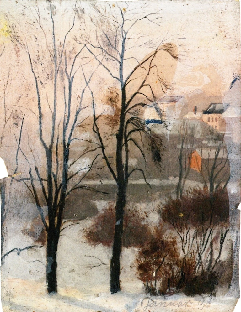 Vista da Fossveien - 1881